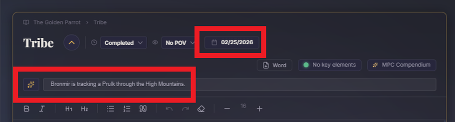Timeline Event Configuration Timeline Event Configuration