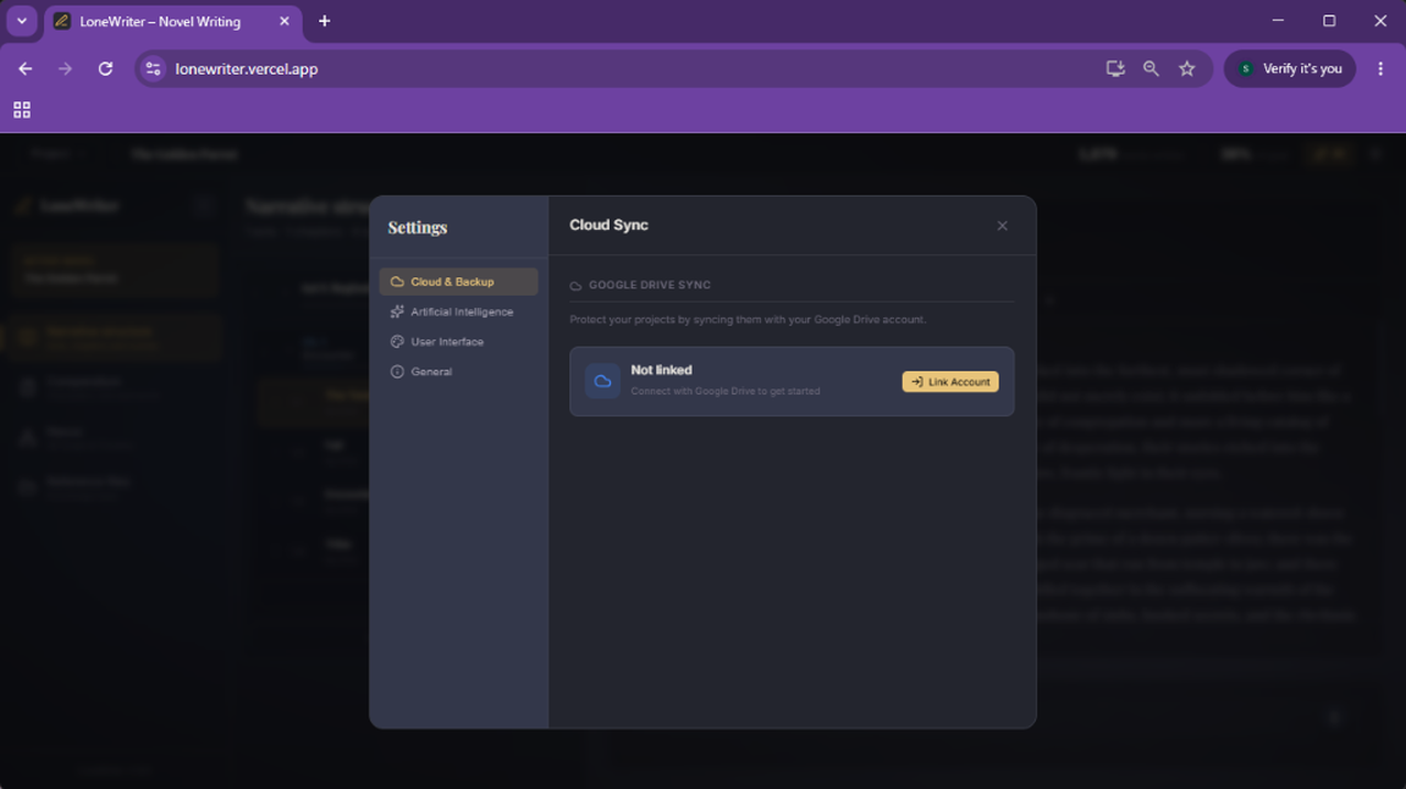 Google Drive Sync Configuration